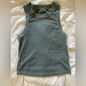 Old Navy Army Green Ribbed Tank
